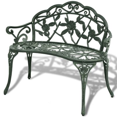 Ixtaro Garden Bench 100 cm Cast Aluminium - 4 Colours