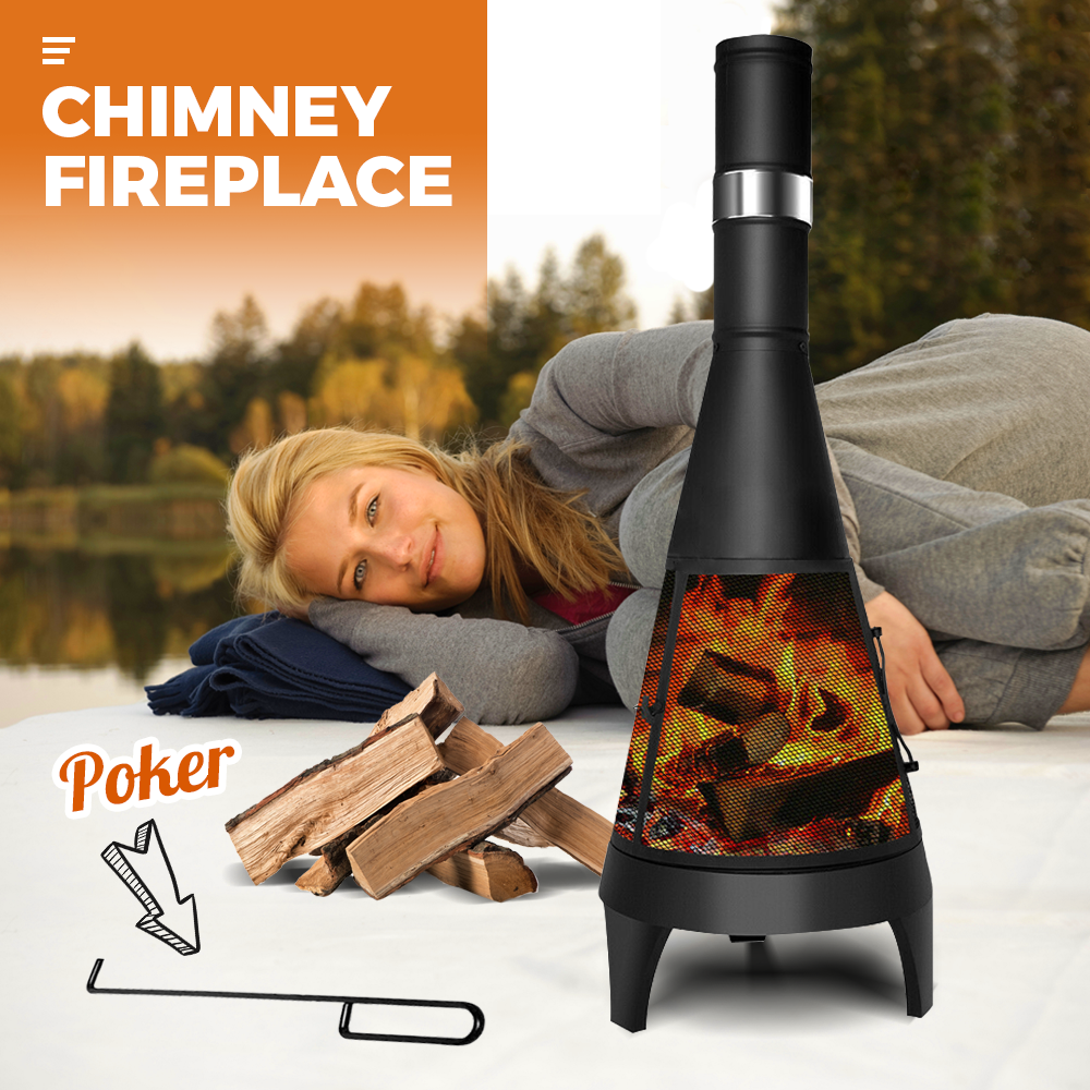 Montoro 126CM Chiminea Firepit