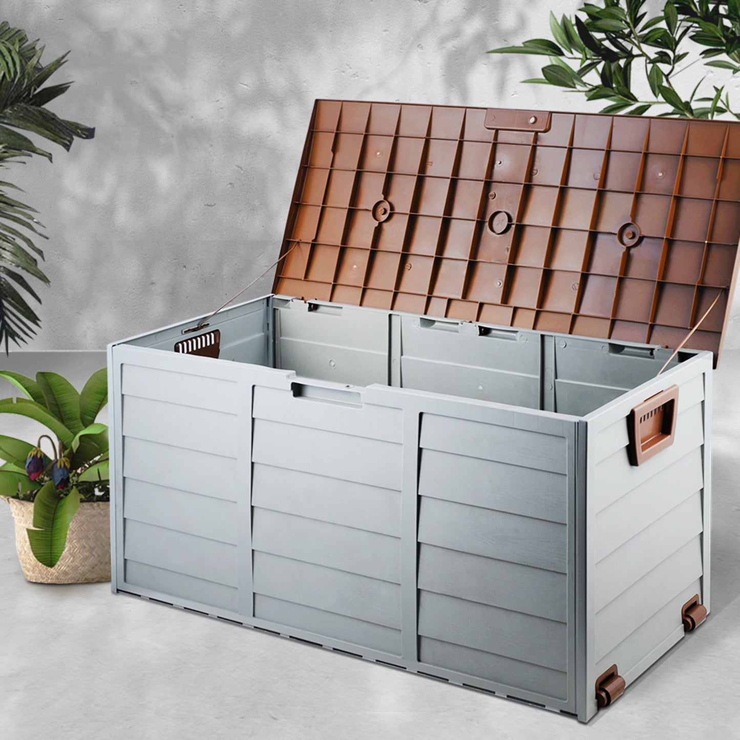 290L Outdoor Storage Box w/Wheels