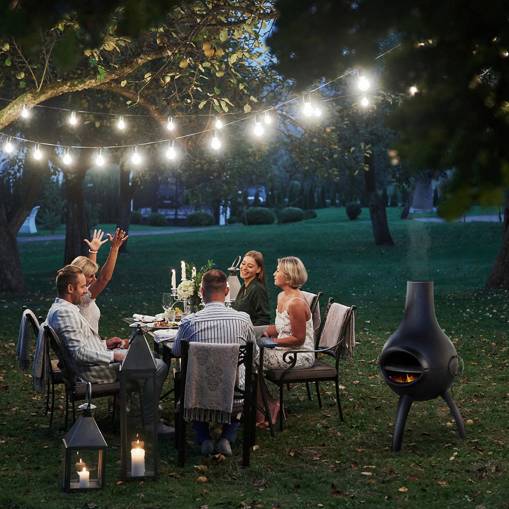 Vezelay Humidor Cast Iron Chimenea & BBQ