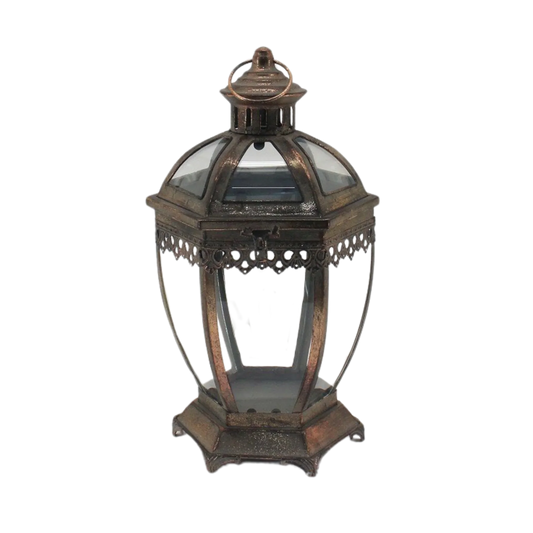 Rilanda Metal Lantern with Glass