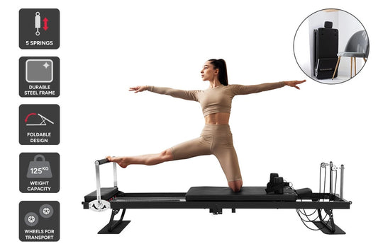 Fortis Foldable Pilates Reformer Machine