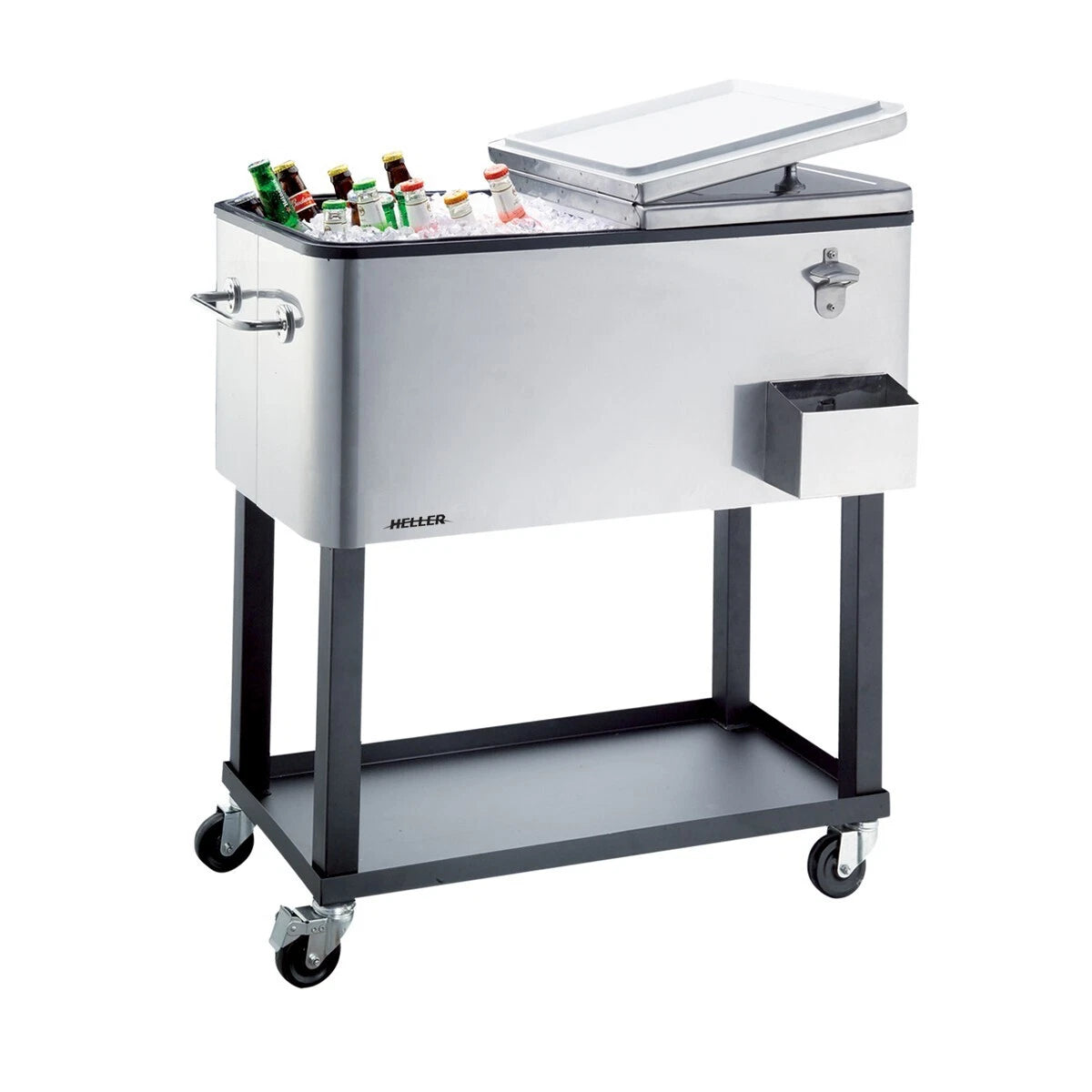 Alfresco Ice Drink Cooler Cart 80L