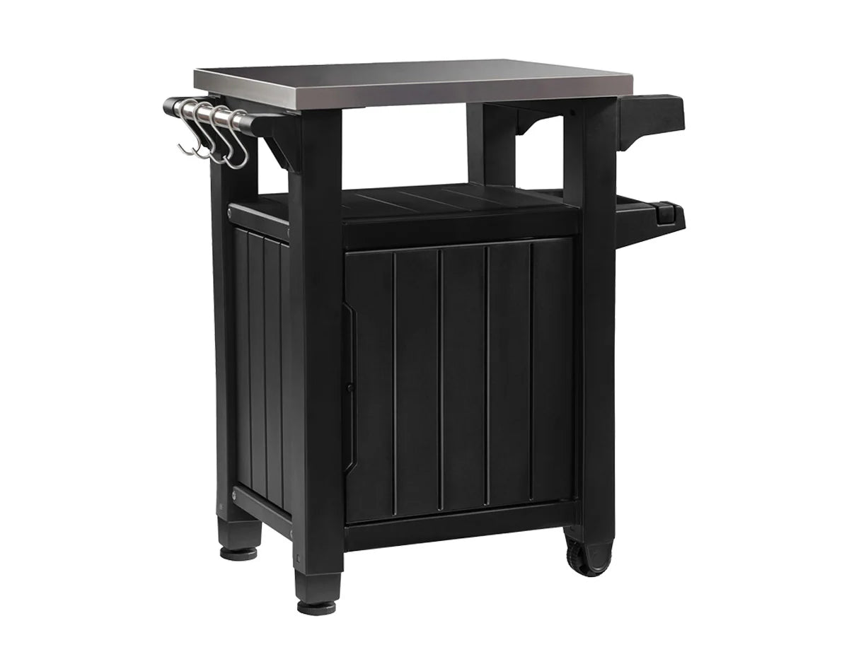 Benton Outdoor Entertaining BBQ Prep Bench and Storage Unit