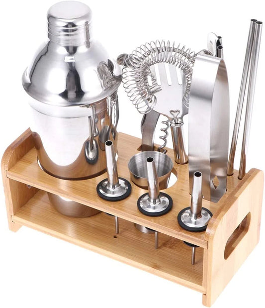 Fina 13pc Cocktail Shaker Set/Bartender Kit