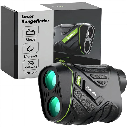 Golf Rangefinder w/Slope, 1200 Yards, Laser Range Finder, 7X Magnification