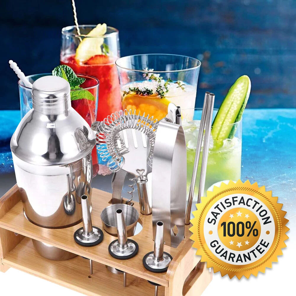 Fina 13pc Cocktail Shaker Set/Bartender Kit