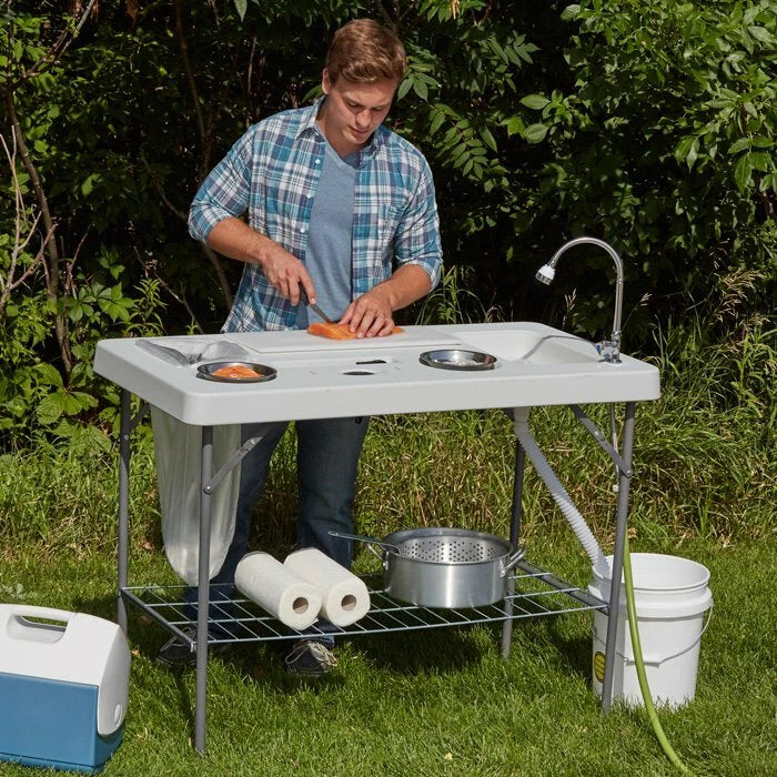Portable Folding Fish Cleaning & Fillet Table