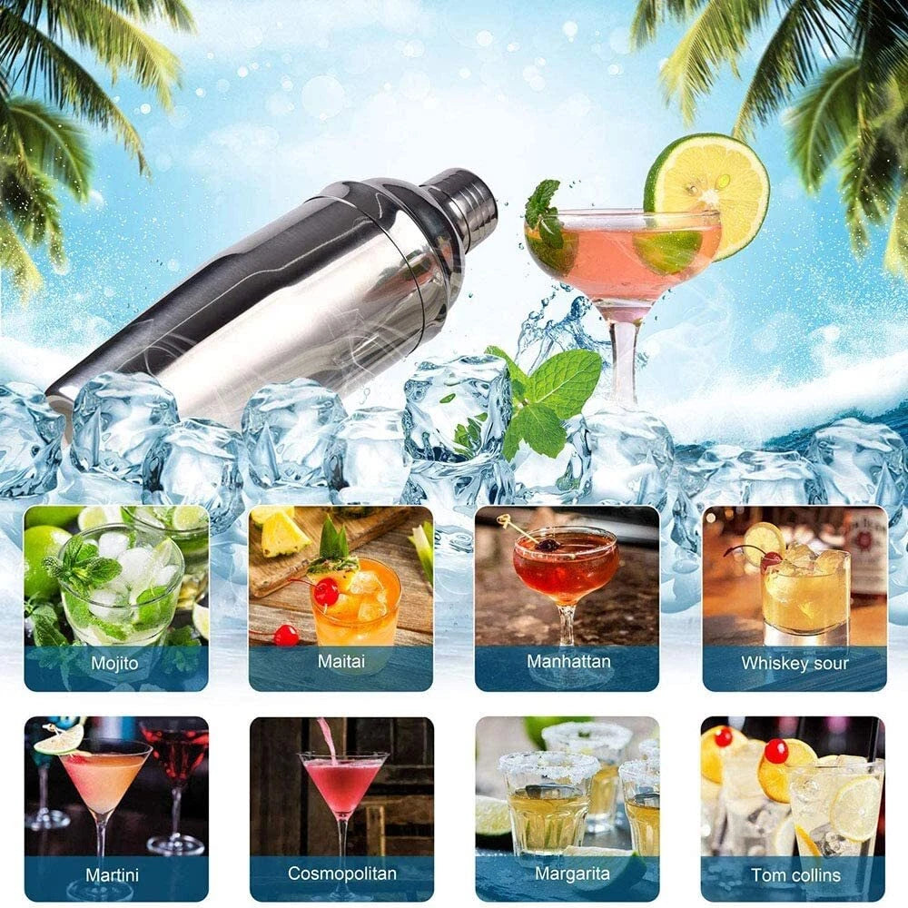 Fina 13pc Cocktail Shaker Set/Bartender Kit