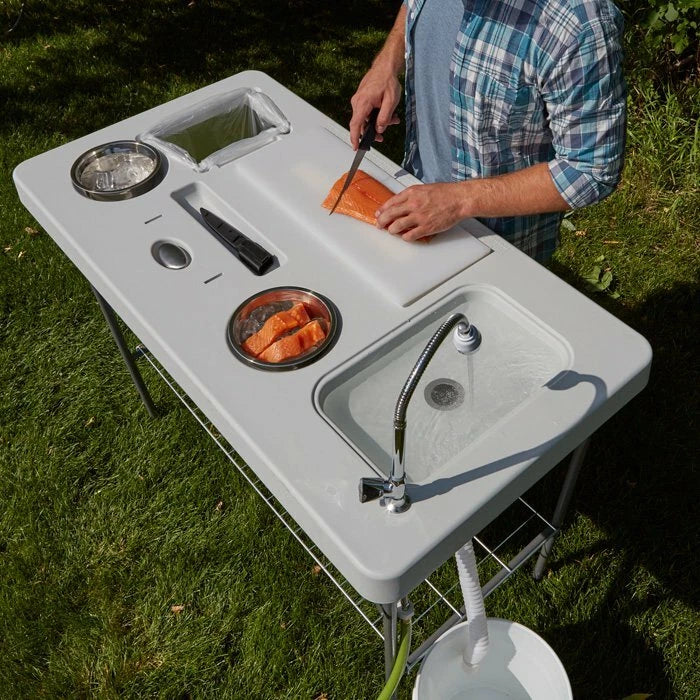 Portable Folding Fish Cleaning & Fillet Table