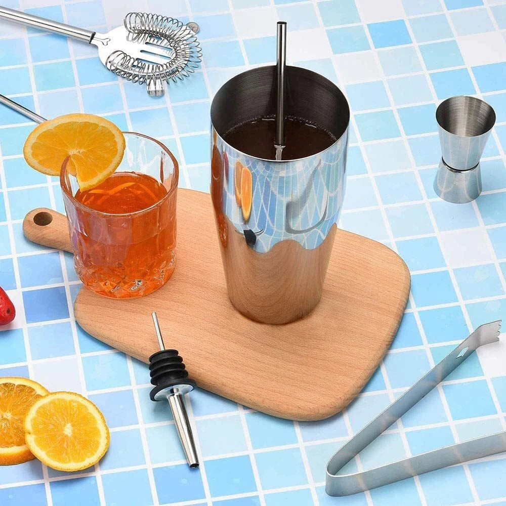Fina 13pc Cocktail Shaker Set/Bartender Kit