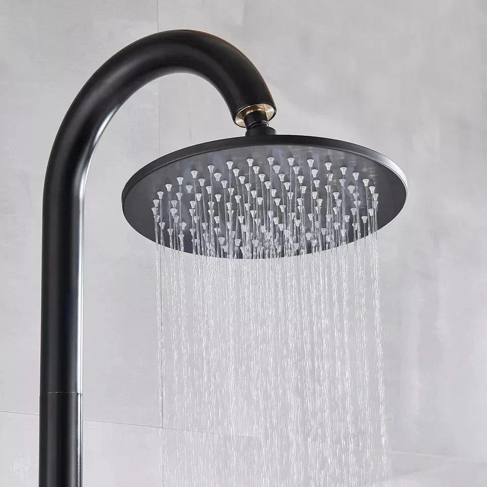 25cm Outdoor Stainless Steel Shower