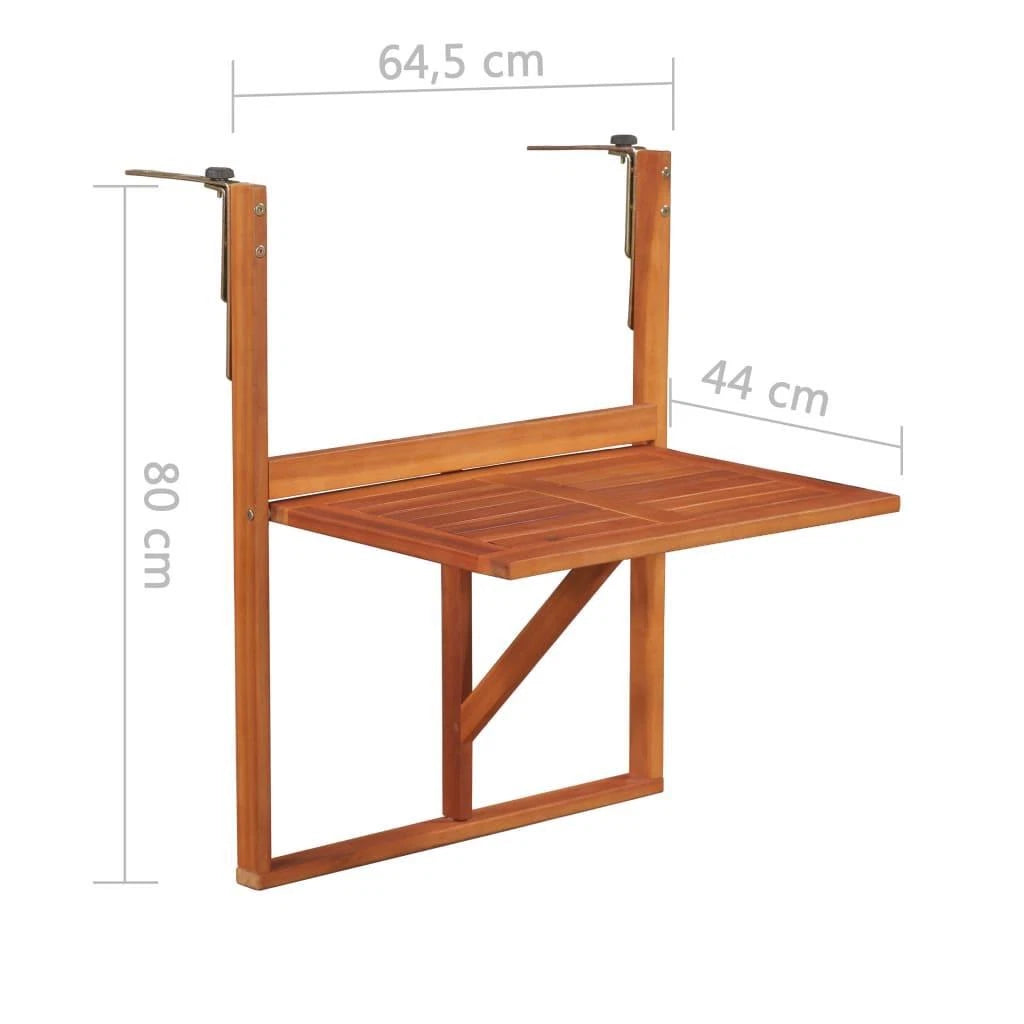 Balcony/Patio/Terrace Hanging Folding Table