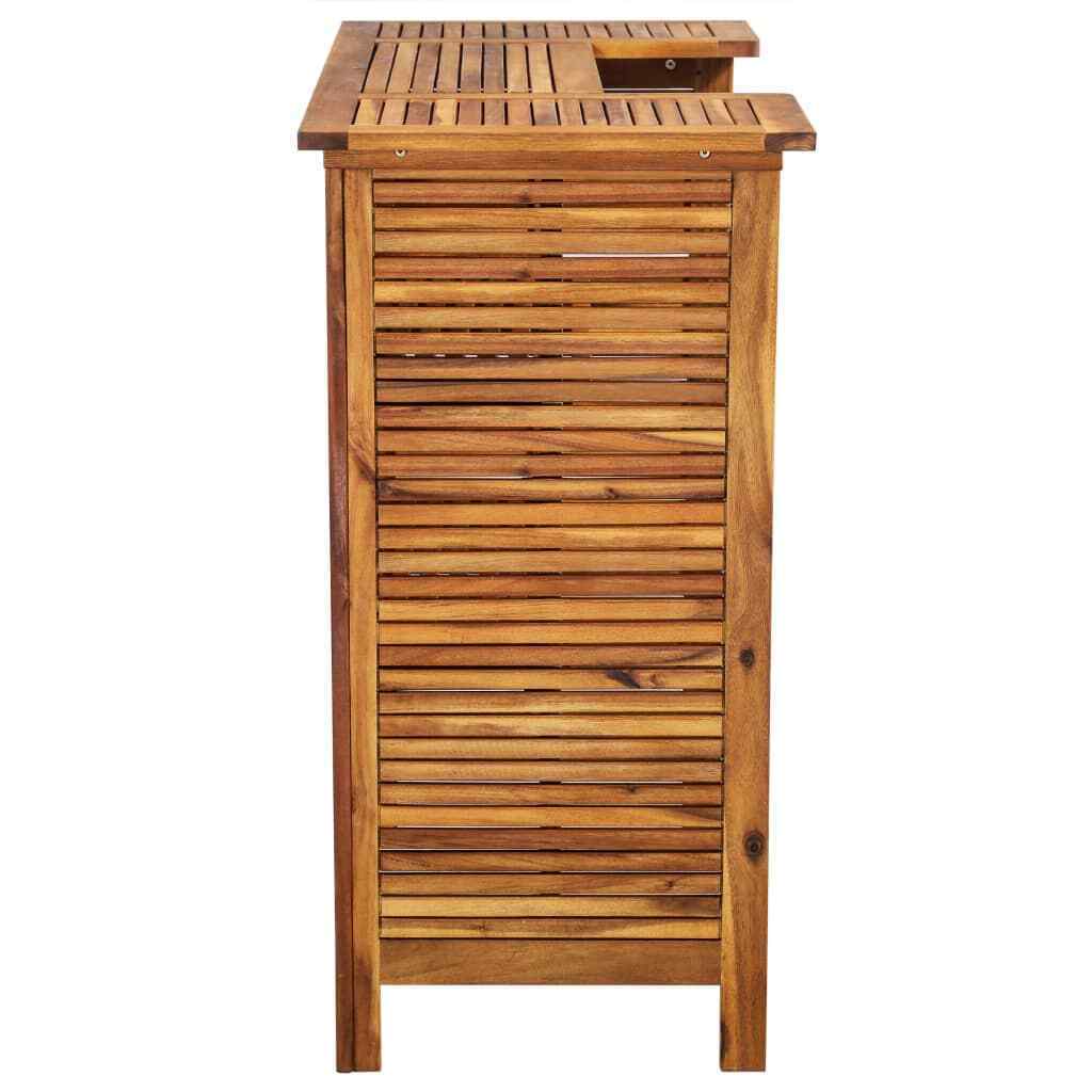 Dello Acacia Wood Bar Table 110x50x105 cm