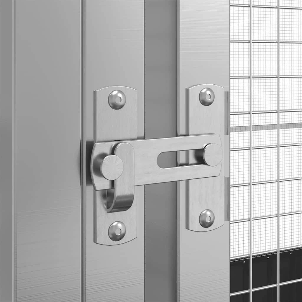 Sleeky Large Galvnised Steel Bird Aviary