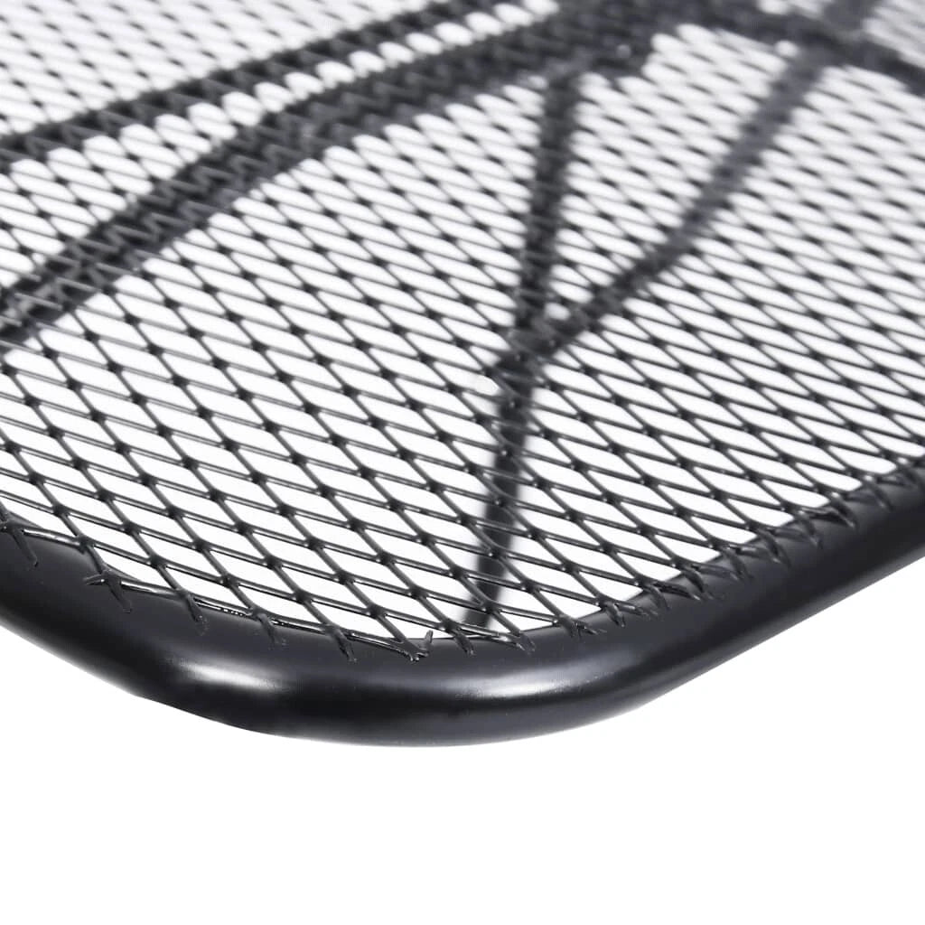 Arda Balcony Railing Hanging/Folding Table in Steel Mesh