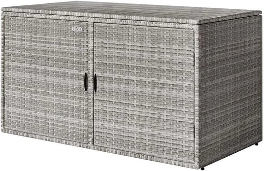 63cm Wicker Storage Cabinet