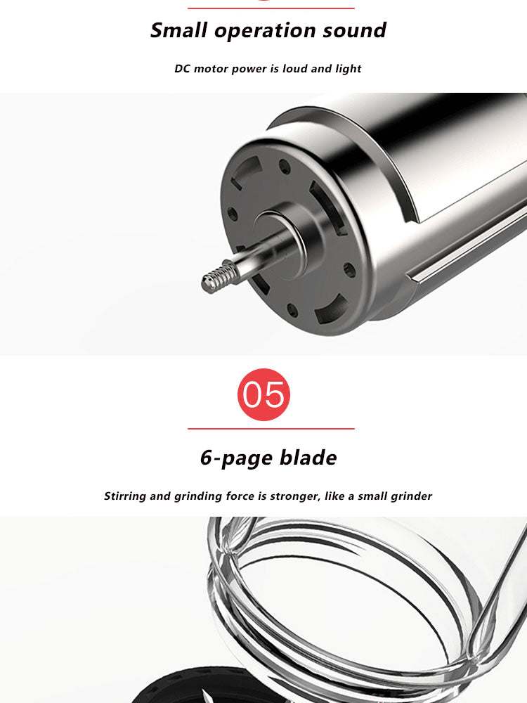 Portable Retro Mini Juicer 600ml