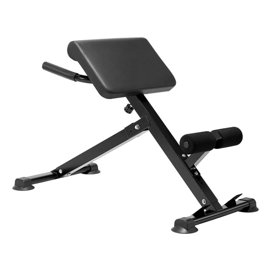 Adjustable & Foldable Roman Chair Hyperextension Gym Bench