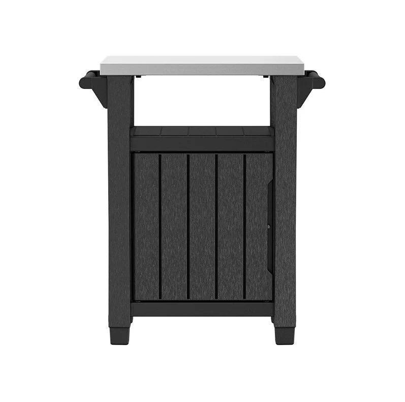 Benton Outdoor Entertaining BBQ Prep Bench and Storage Unit