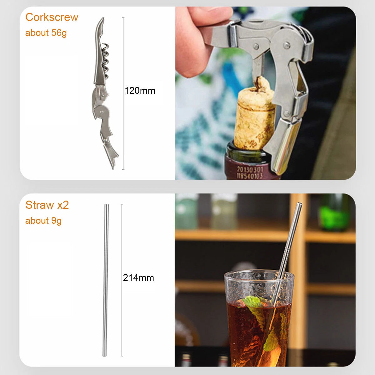 Fina 13pc Cocktail Shaker Set/Bartender Kit